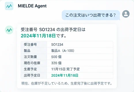 MIELDE Agent demo visual